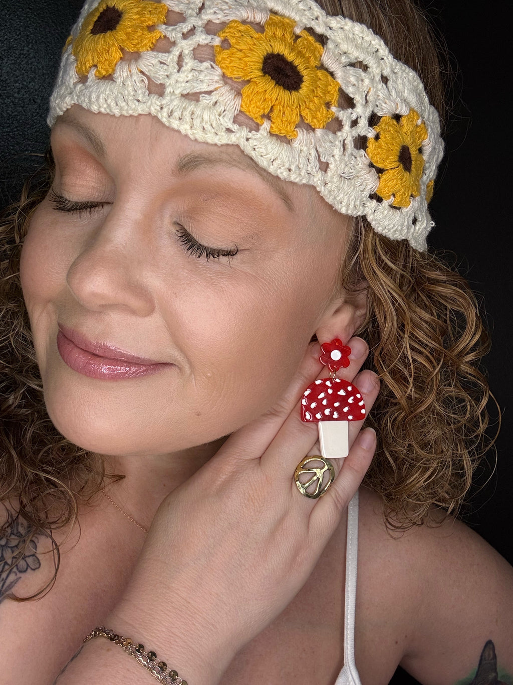 Jenny Lemons Mushroom Earrings