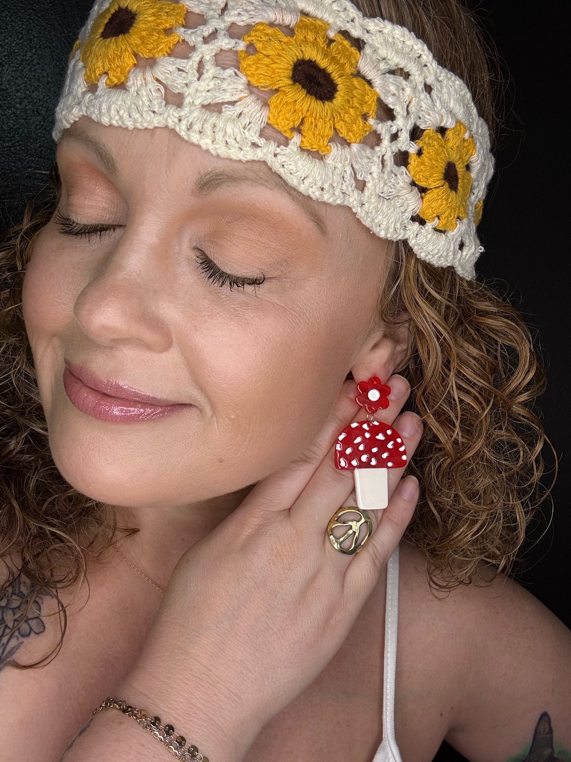 Jenny Lemons Mushroom Earrings