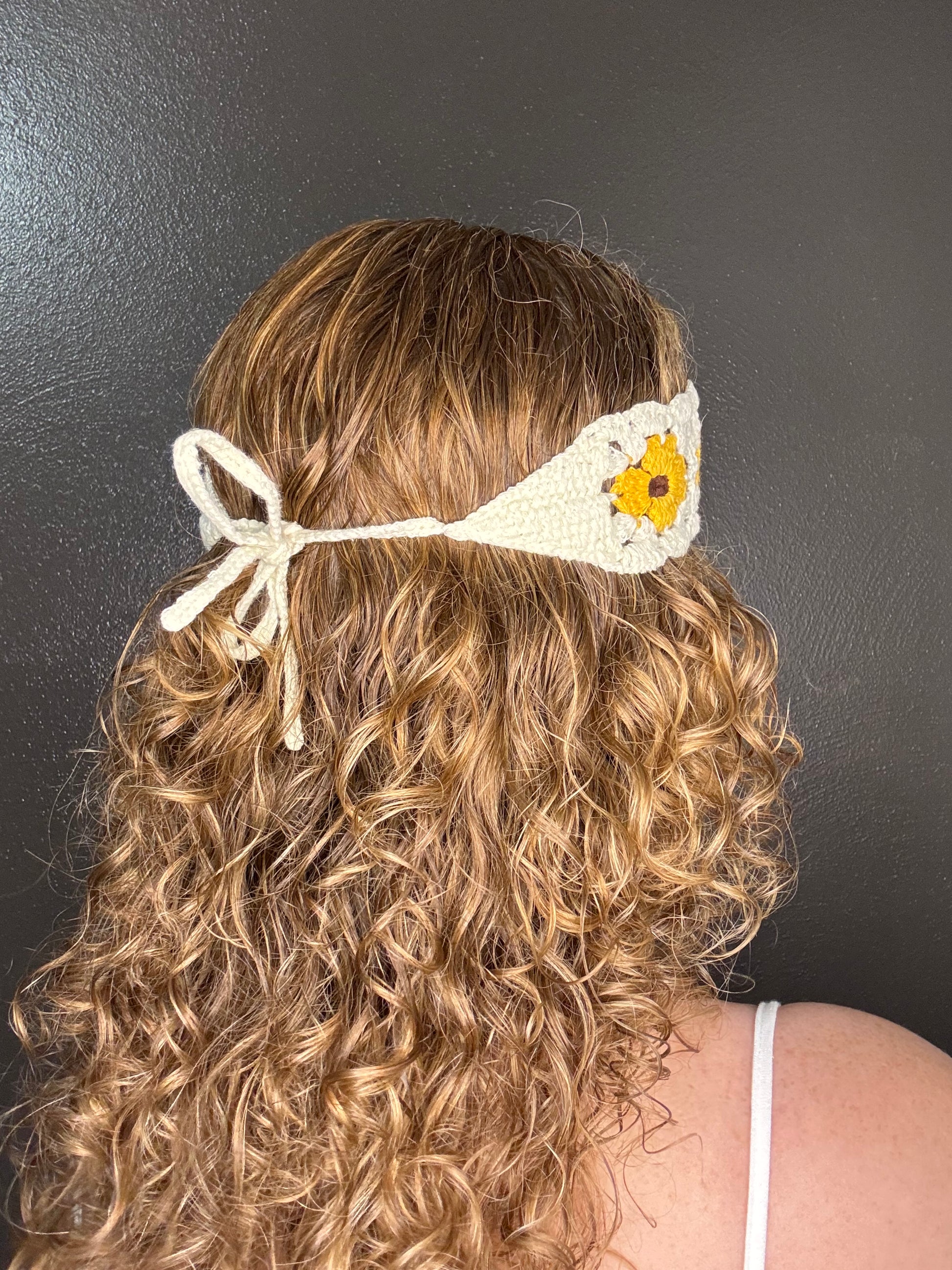 Daisy Crochet Headband