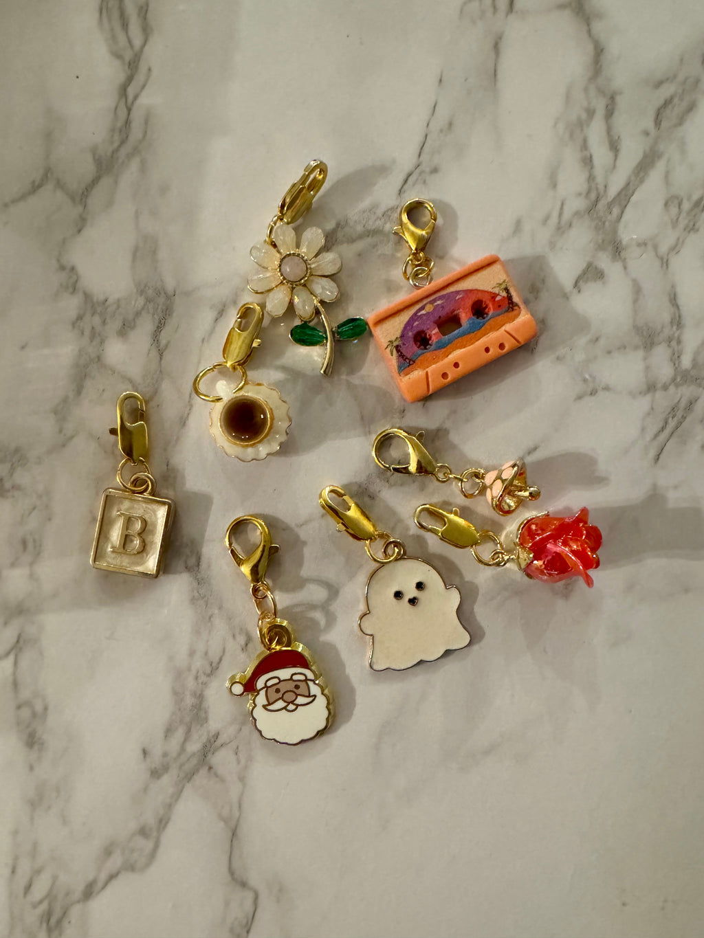 “Wild Thing” beaded toggle charm necklace