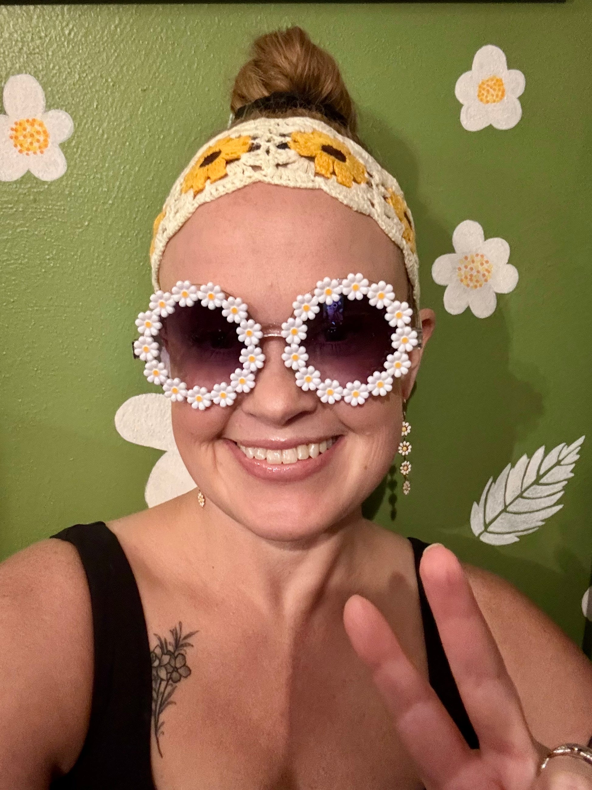 Daisy Crochet Headband