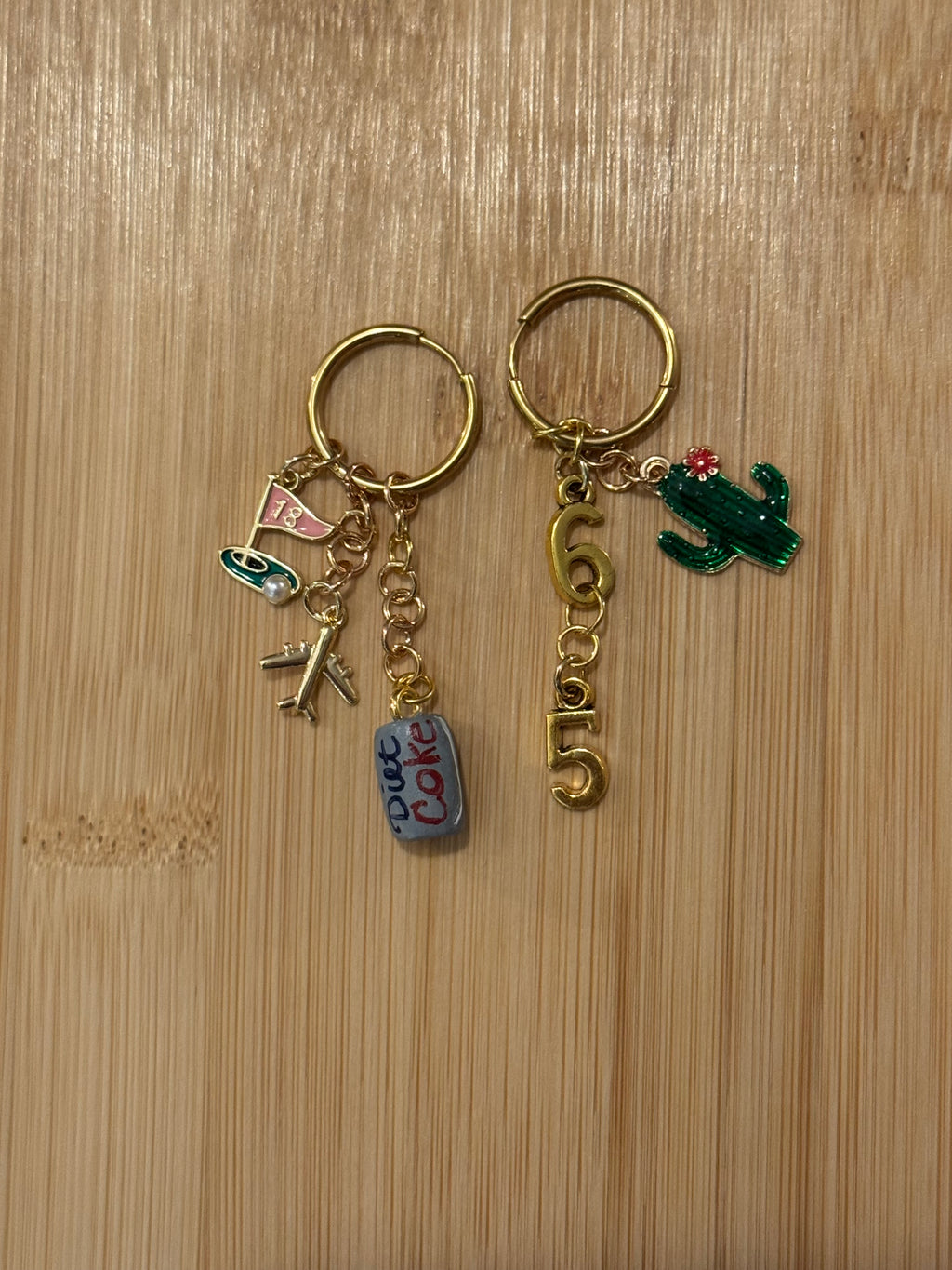 Customized Charm Earrings