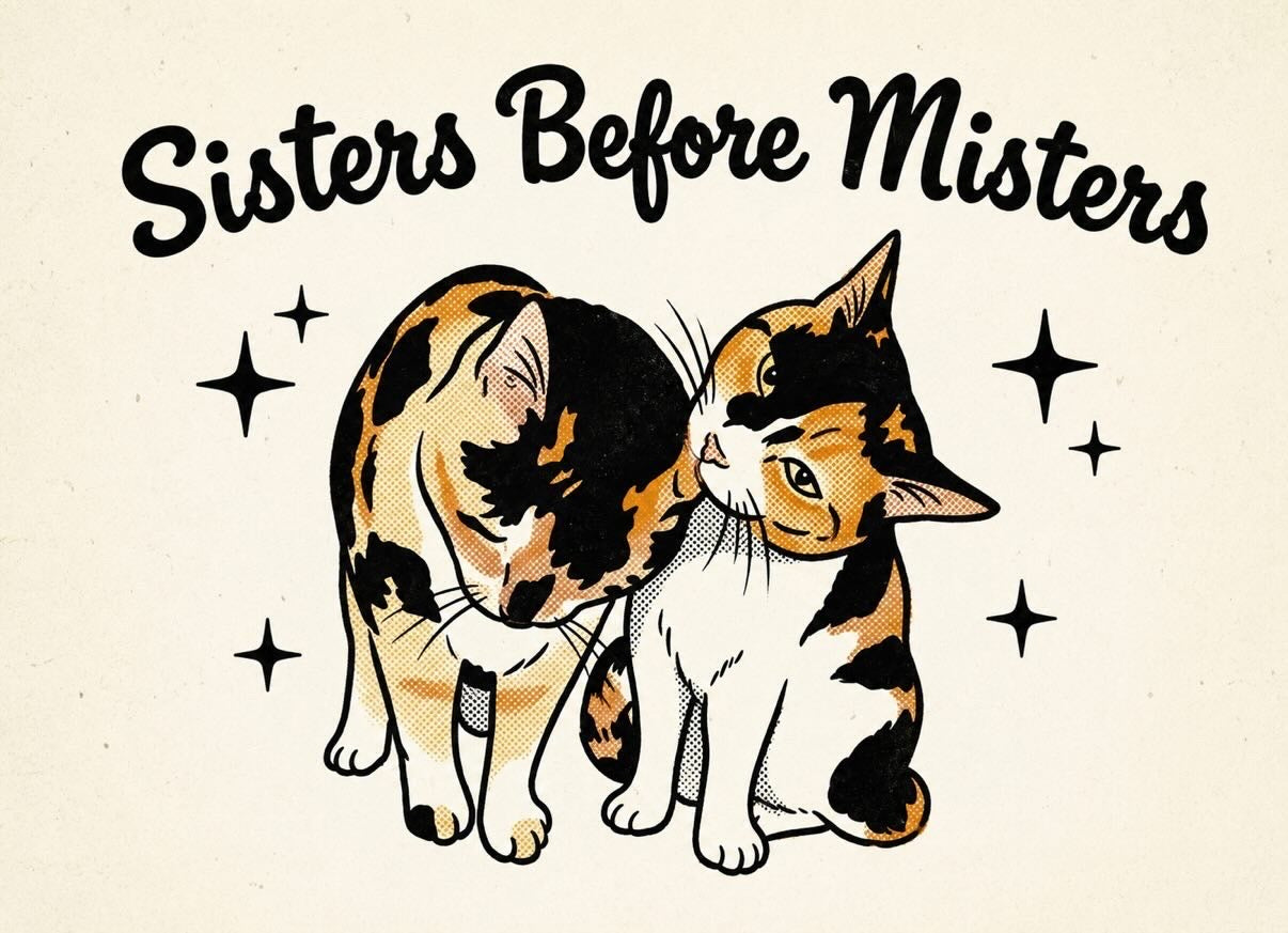Sisters Before Misters Greeting Cards