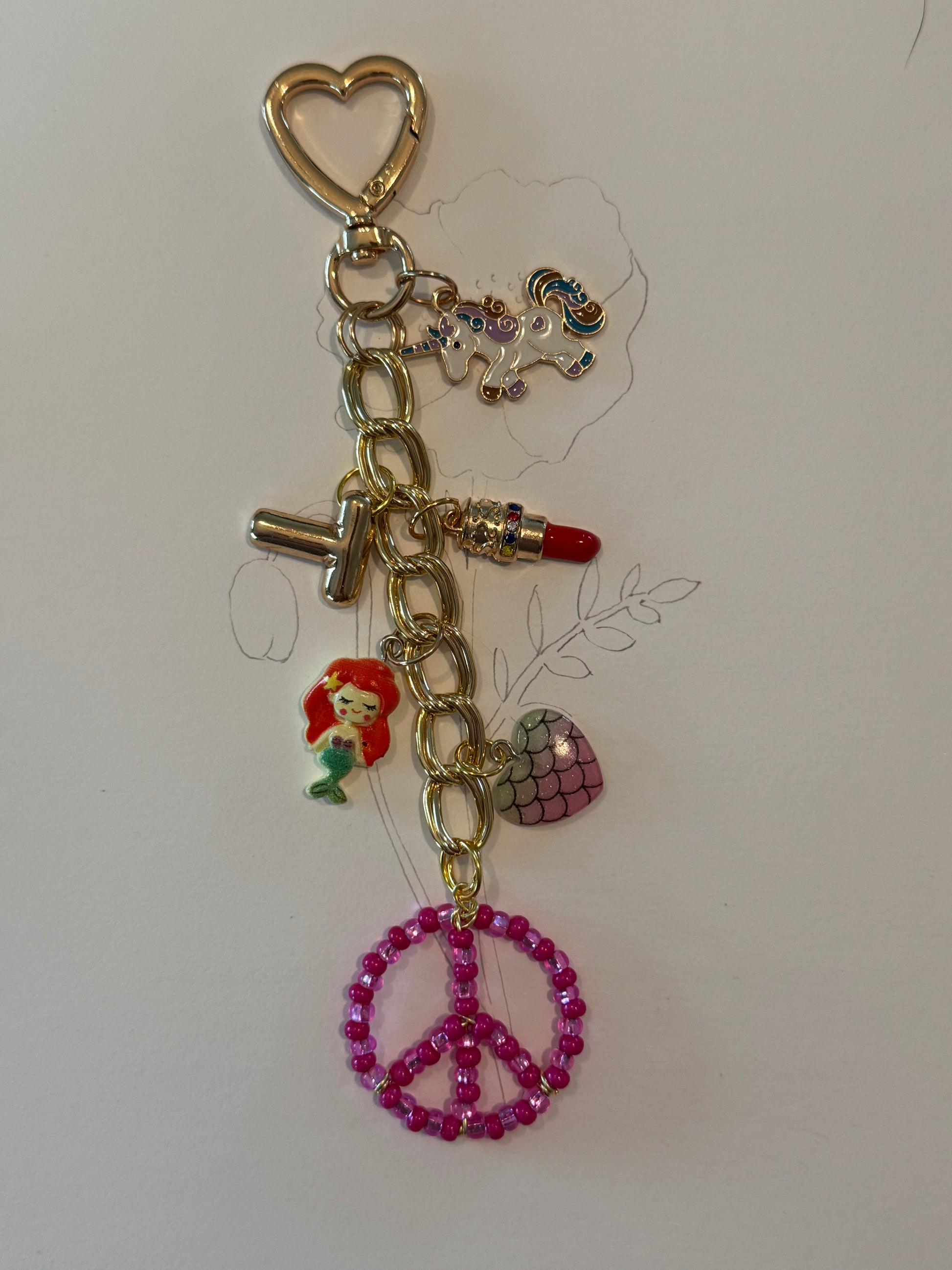 UPGRADED Handmade Customized Signature Bag Charm