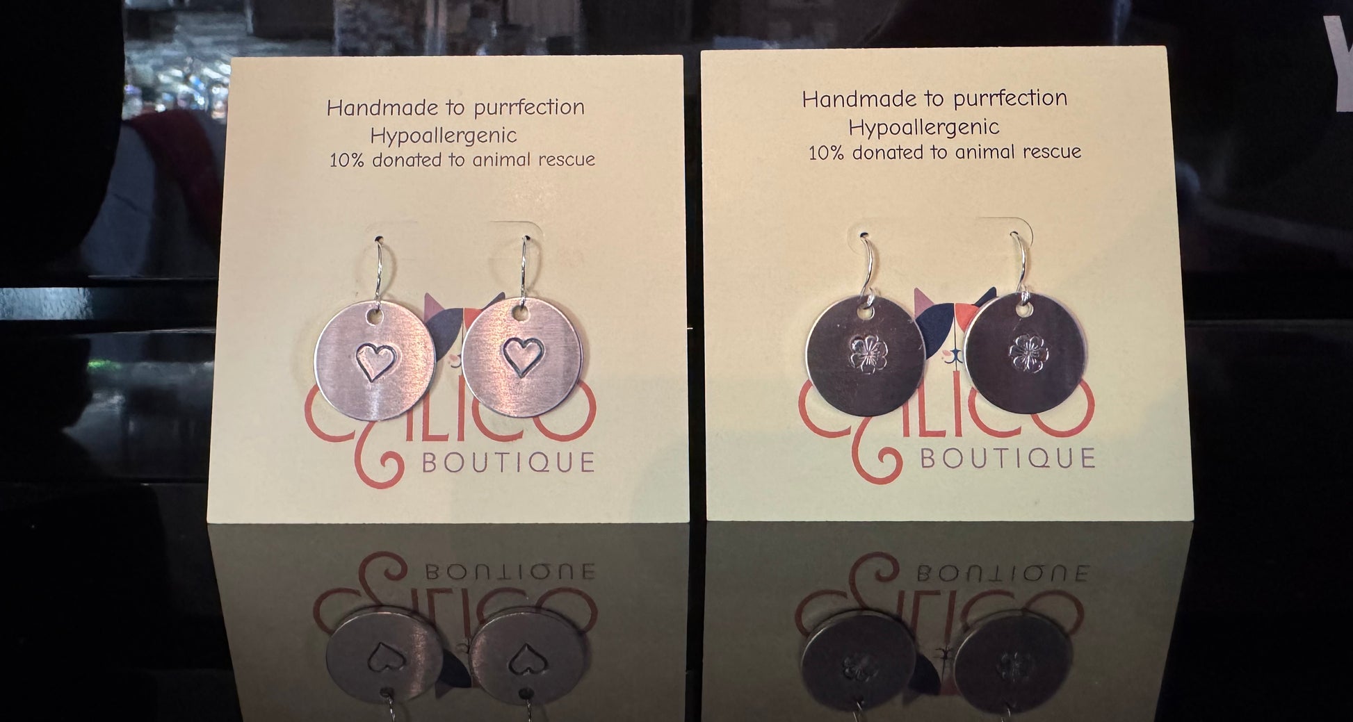 Hand-Stamped Earrings