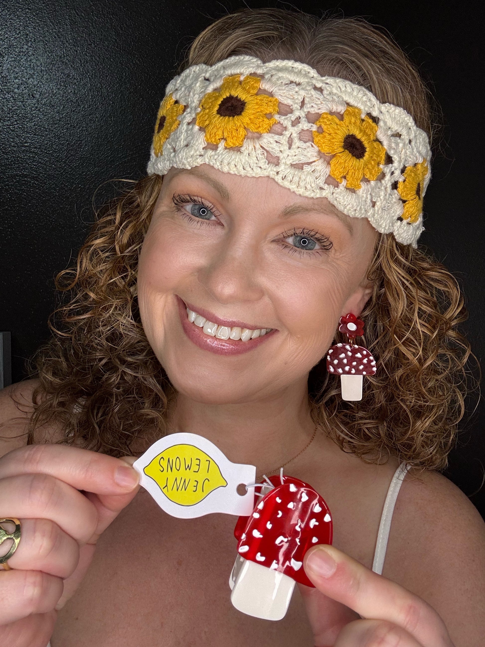 Jenny Lemons Mushroom Hair Clip