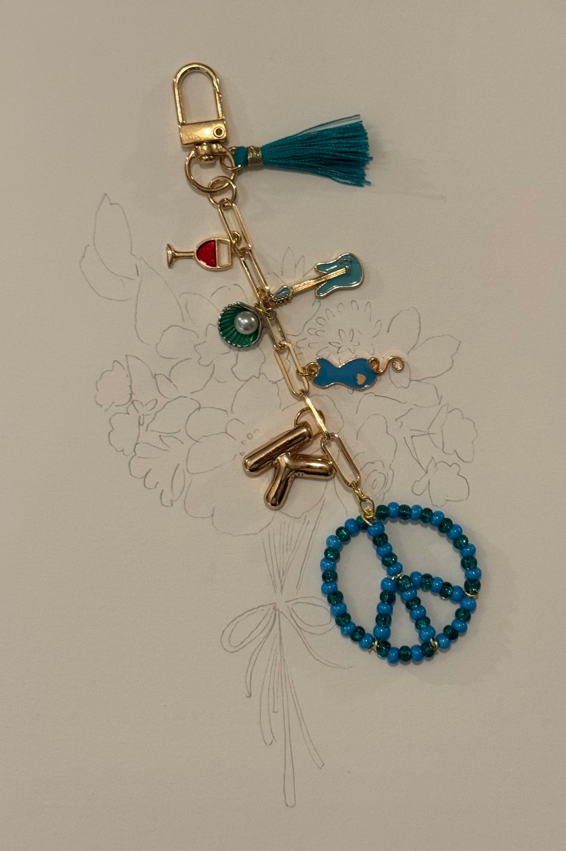 Handmade Customized Bag Charm